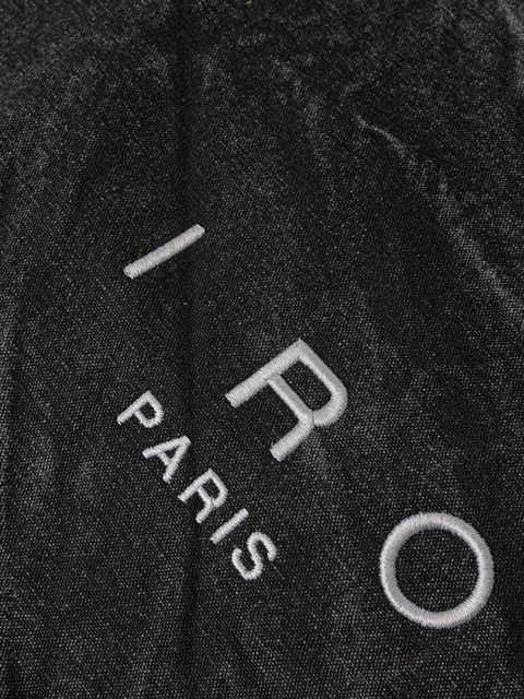 IRO torebka bawełniana kolor czarny WP46JANE