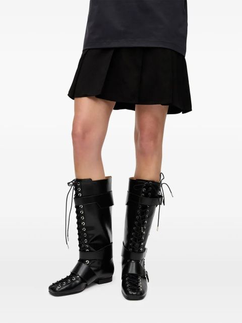 GANNI lace-up boots - Black