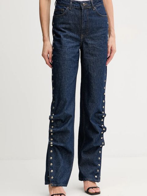 Rotate jeansy damskie kolor granatowy 114816D03 - zdjęcie produktu nr 1