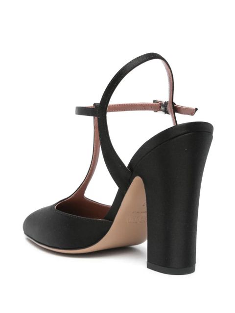 Paris Texas 110mm satin pumps - Black