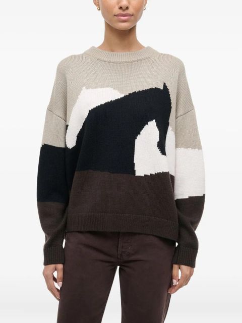 STAUD dropped-shoulder sweater - Neutrals - zdjęcie produktu nr 1