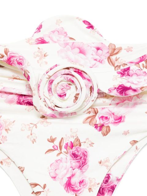 Magda Butrym floral rosette bikini bottoms - Neutrals