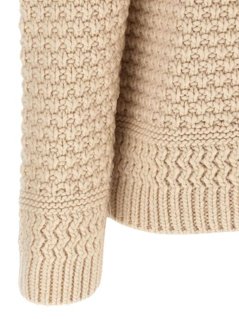 ZIMMERMANN Hypnotic Bauble pompom-detail sweater - Neutrals