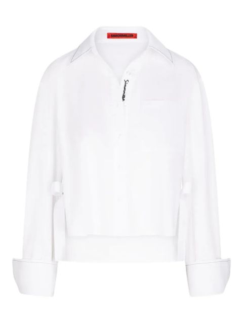 Simon Miller Ayre side-split shirt - White - zdjęcie produktu nr 1