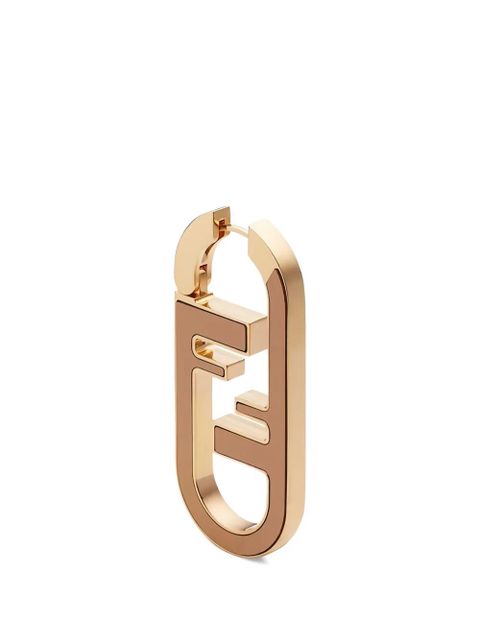 FENDI O'Lock logo-plaque earring - Pink - zdjęcie produktu nr 1