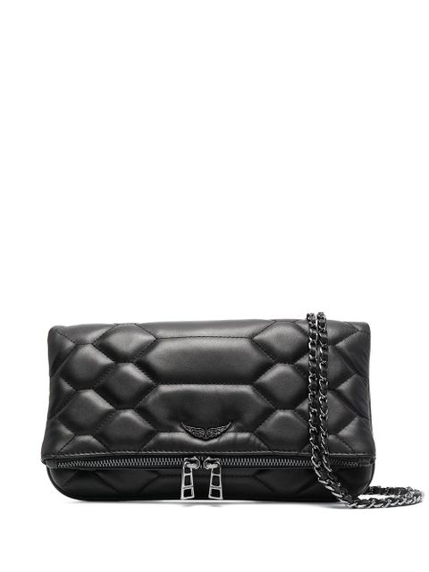 Zadig&Voltaire Rock Mat Scale clutch bag - Black - zdjęcie produktu nr 1