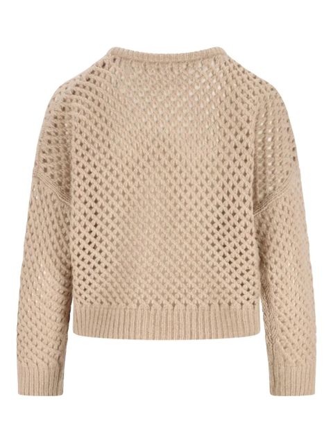 Max Mara lattice-knit sweater - Neutrals - zdjęcie produktu nr 2
