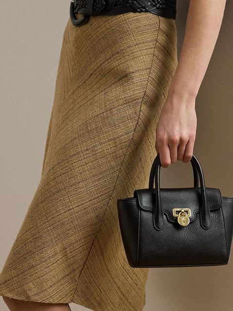 Lauren Ralph Lauren torebka skórzana