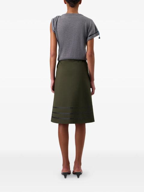 Coperni tailored midi skirt - Green