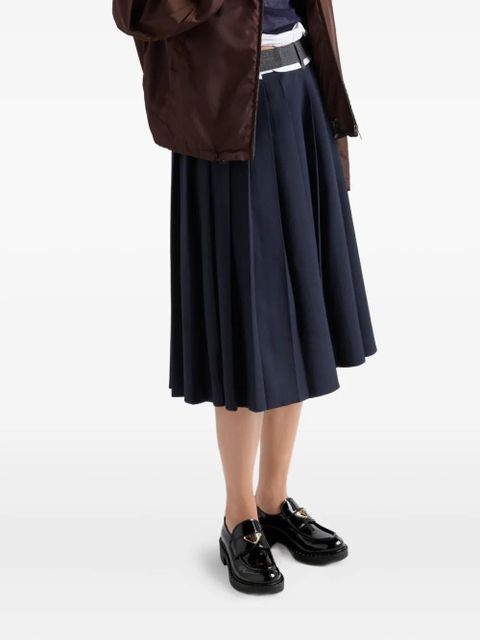 Prada patent-finish leather loafers - Black