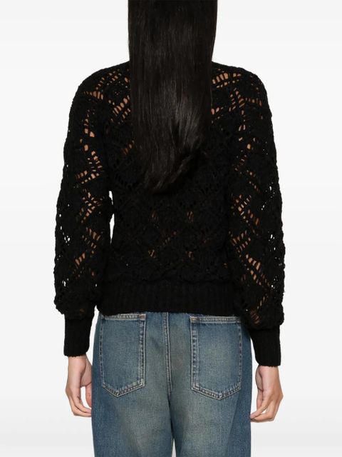 MARANT ÉTOILE Joey open-knit jumper - Black