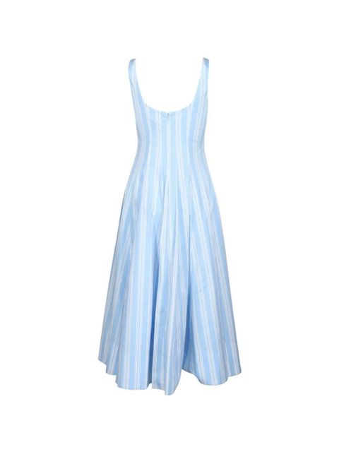 STAUD striped dress - Blue - zdjęcie produktu nr 2
