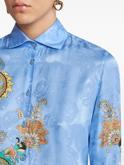 ETRO paisley-print shirt - Blue
