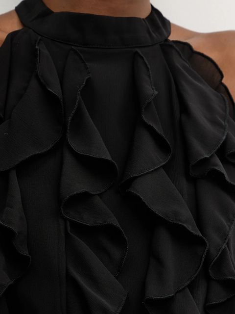 Answear.LAB bluzka damska kolor czarny gładka