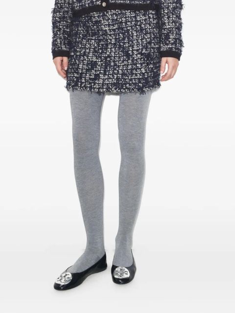 Tory Burch Kendra tweed mini skirt - Blue