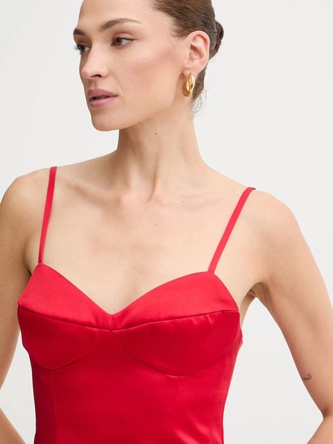 Bardot sukienka kolor czerwony mini prosta 59817DB - zdjęcie produktu nr 2