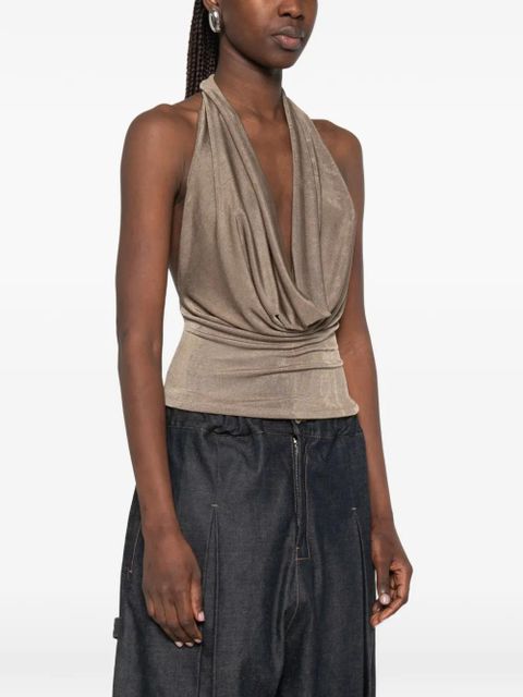 MISBHV halterneck top - Grey