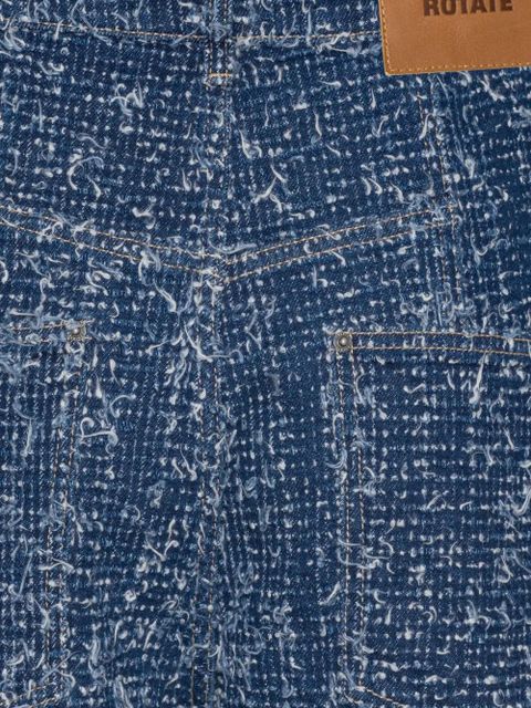 ROTATE BIRGER CHRISTENSEN bubble-hem loose-fit pants - Blue