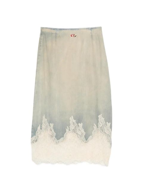 Diesel lace-trim skirt - Blue - zdjęcie produktu nr 1