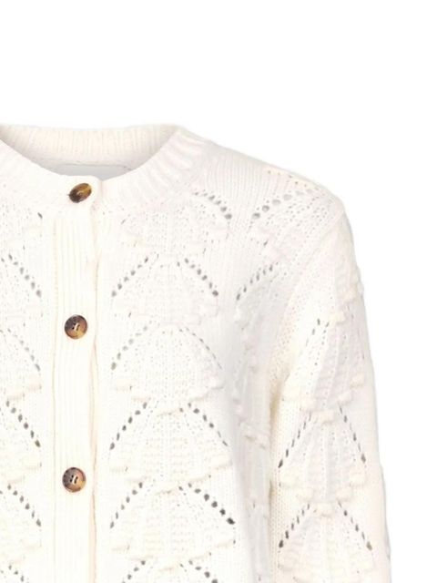 LouLou de Saison crochet seashell cardigan - White - zdjęcie produktu nr 2
