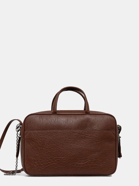 Weekend Max Mara torebka skórzana PALOS kolor brązowy 2525516085600 - zdjęcie produktu nr 1