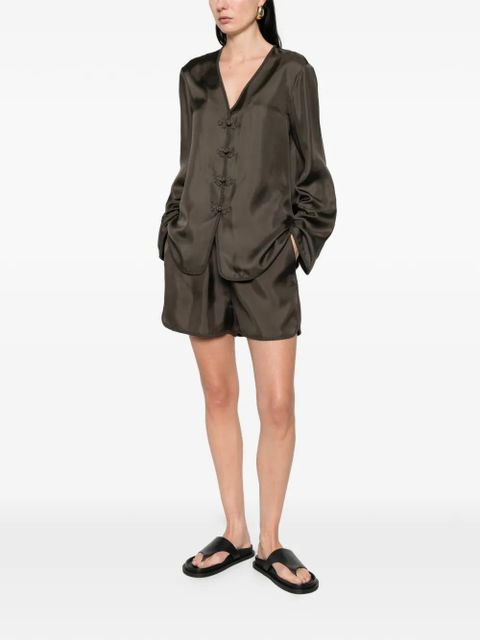 Róhe silk shorts - Brown - zdjęcie produktu nr 2