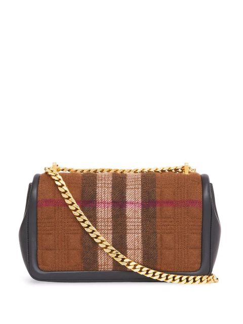 Burberry Lola check shoulder bag - Black