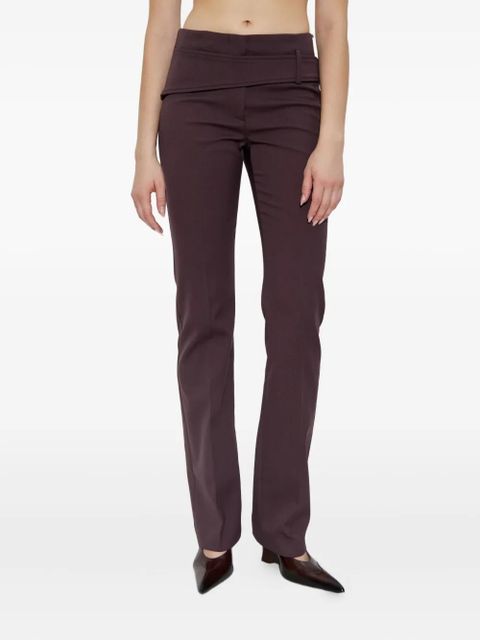 Sportmax Banda crease trousers - Red - zdjęcie produktu nr 2