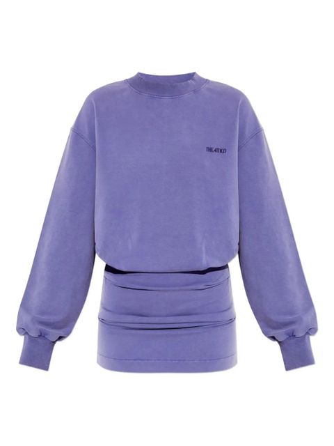 The Attico long-sleeve mini dress - Purple - zdjęcie produktu nr 1