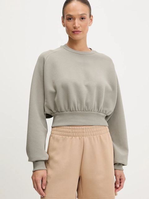 adidas bluza All SZN damska kolor szary gładka JW5070 - zdjęcie produktu nr 1