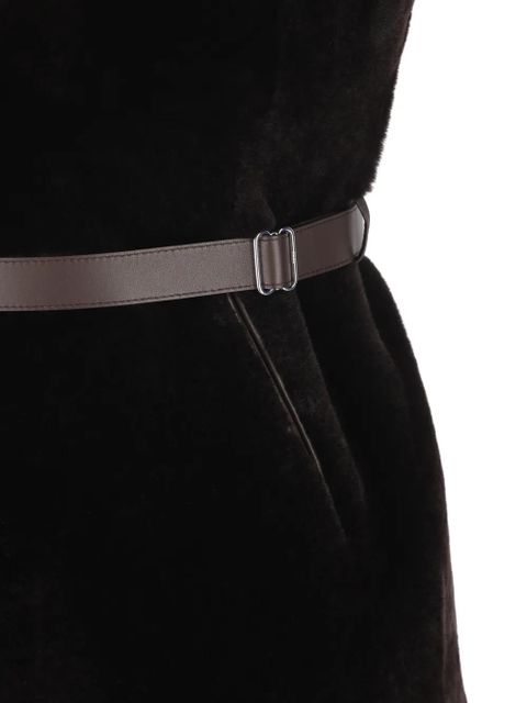 Tod's zip-belt waistcoast - Black