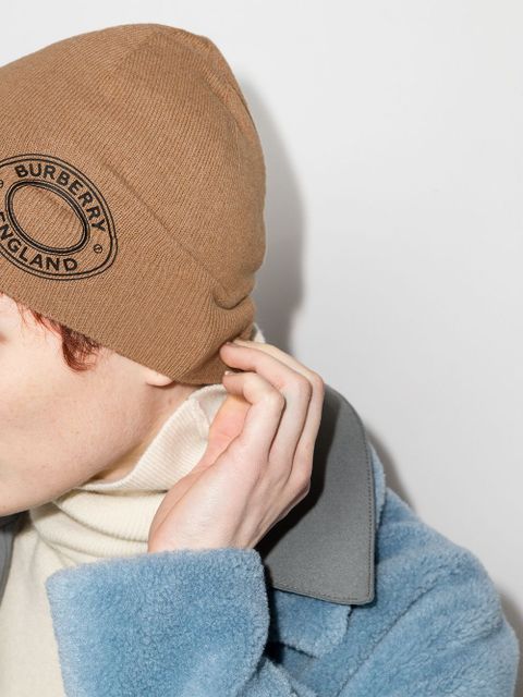 Burberry logo graphic beanie - Neutrals - zdjęcie produktu nr 2