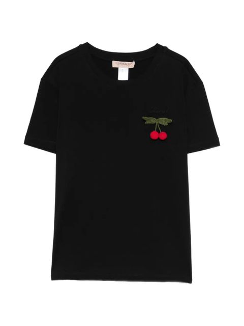 TWINSET cherry -clip T-shirt - Black - zdjęcie produktu nr 1