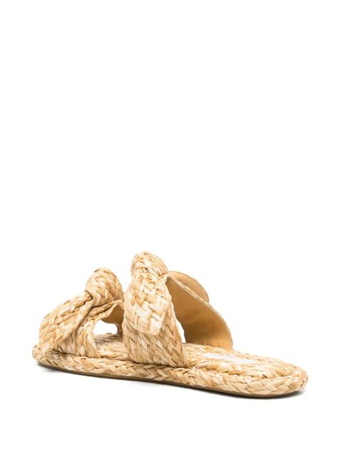 ZIMMERMANN Carousel knot-detail sandals - Neutrals