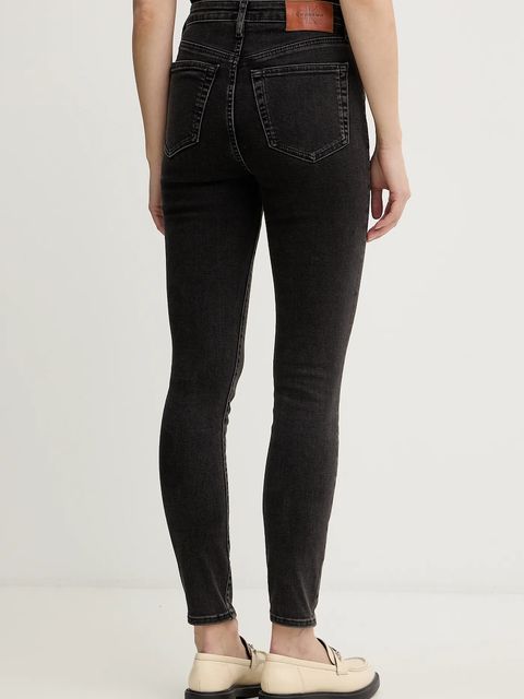 Calvin Klein Jeans jeansy damskie kolor czarny LV047E632G