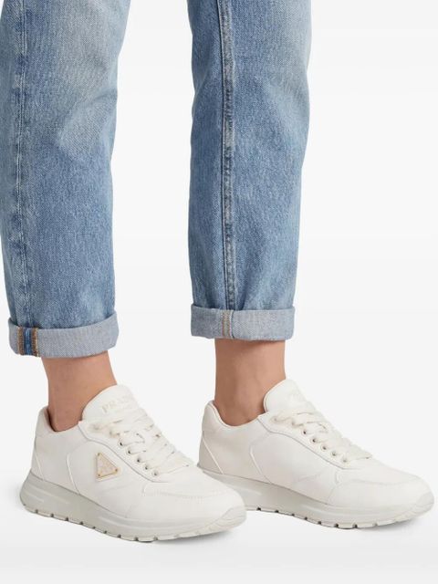 Prada Prax 2.0 logo-plaque sneakers - White
