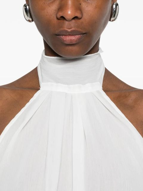 Gimaguas Boa tie-neck top - White
