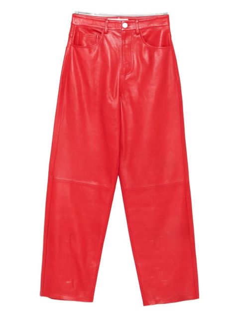 Róhe lambskin pants - Red