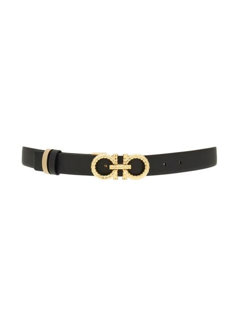 Ferragamo reversible Gancini-buckle belt - Black