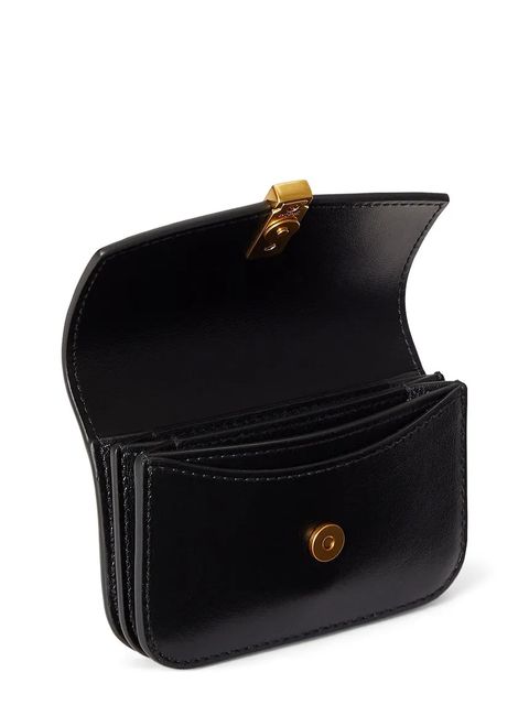 Polo Ralph Lauren portfel skórzany damski kolor czarny 427P04990