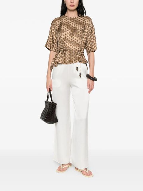 Max Mara printed blouse - Brown - zdjęcie produktu nr 2