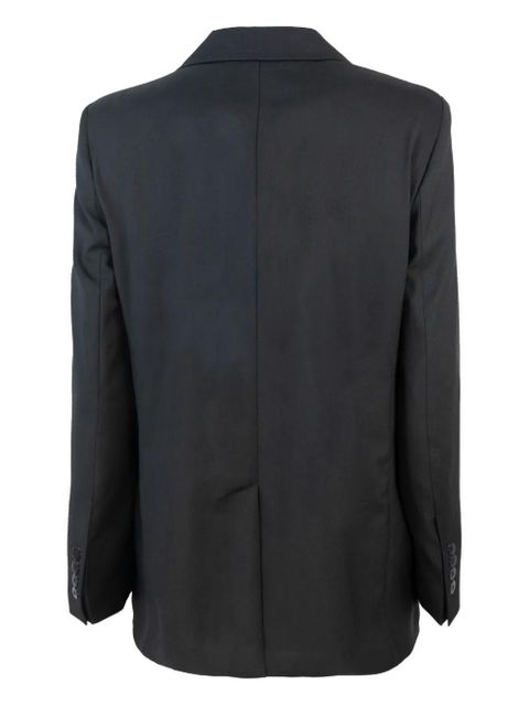 Max Mara single-breasted wool blazer - Black