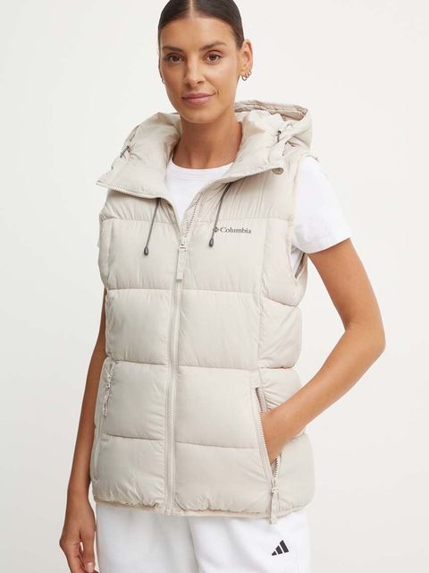Columbia bezrękawnik Pike Lake Ins II damski kolor beżowy zimowy