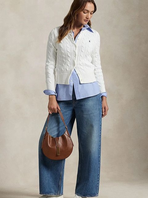 Polo Ralph Lauren kardigan bawełniany kolor biały 211891643