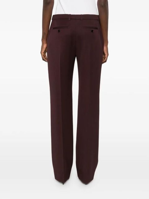 Alexander McQueen concealed-fastening tailored trousers