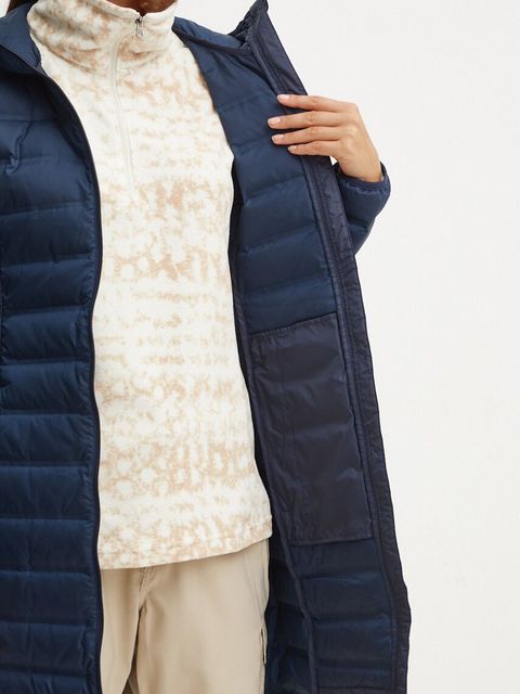 Columbia kurtka sportowa puchowa Lake 22 kolor granatowy 2088322