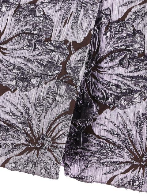 Gucci floral midi skirt - Purple