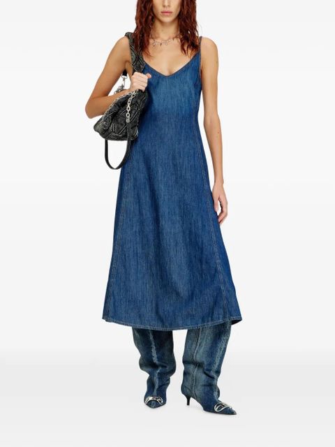 Diesel De-Beld-D midi dress - Blue - zdjęcie produktu nr 2