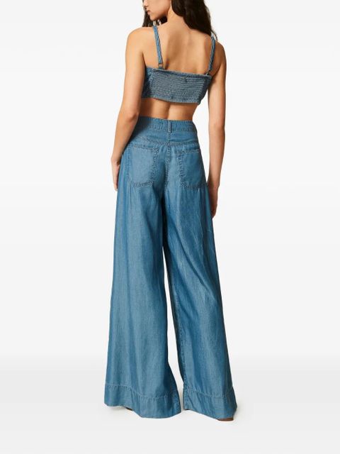 TWINSET high-rise palazzo pants - Blue