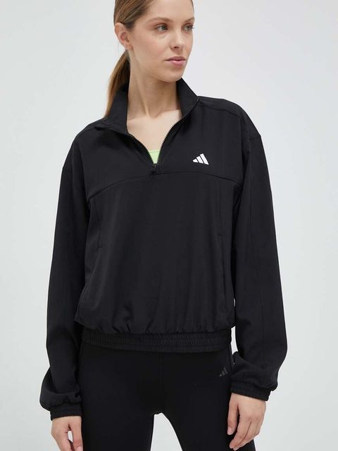 adidas Performance bluza treningowa Training Essentials kolor czarny gładka HZ5636 - zdjęcie produktu nr 1